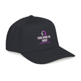 Mid Profile Baseball Cap — "Turn Down The Doubt" Embroidered Motivational Hat