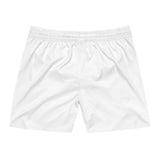 Men's Mid-Length Swim Shorts - "I Get Money" Tropical Vibe - Perfect for Beach Days