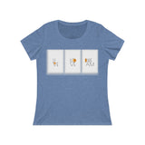 Women's Relaxed Jersey Short Sleeve Scoop Neck Tee - PVO Store