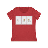 Women's Relaxed Jersey Short Sleeve Scoop Neck Tee - PVO Store