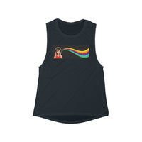 Women's Flowy Scoop Muscle Tank - PVO Store