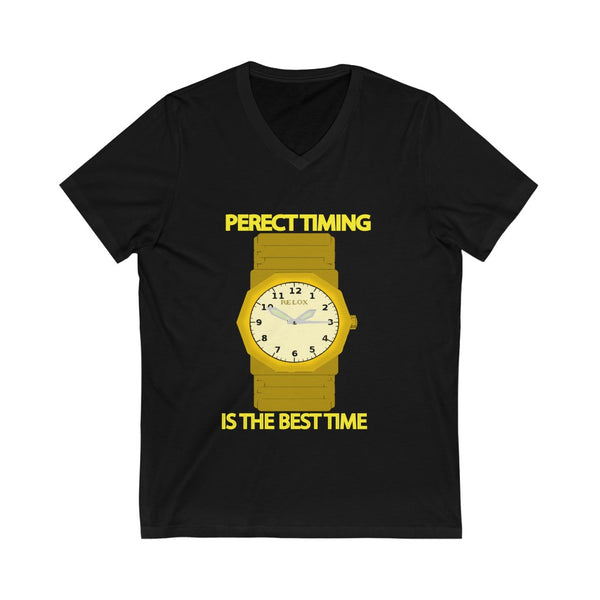 Unisex Jersey Short Sleeve V-Neck Tee - PVO Store