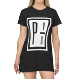 All Over Print T-Shirt Dress - PVO Store