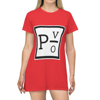 All Over Print T-Shirt Dress - PVO Store